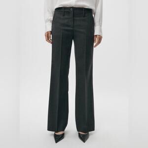ZARA STRAIGHT CUT WOOL PANTS ZW COLLECTION